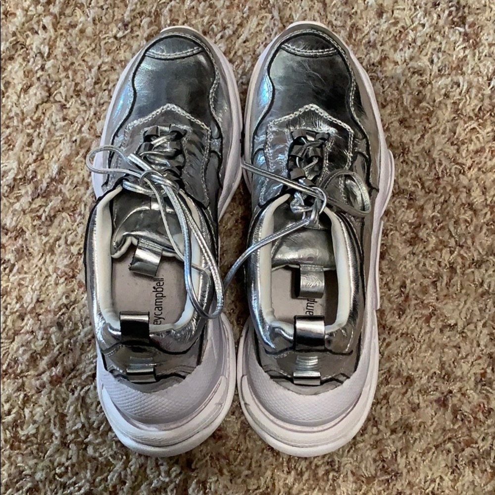 New without box silver dad athletic shoes